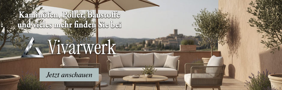 Kaminöfen, Poller, Baustoffe und vieles mehr finden Sie auf VIVARWERK.com – jetzt anschauen!